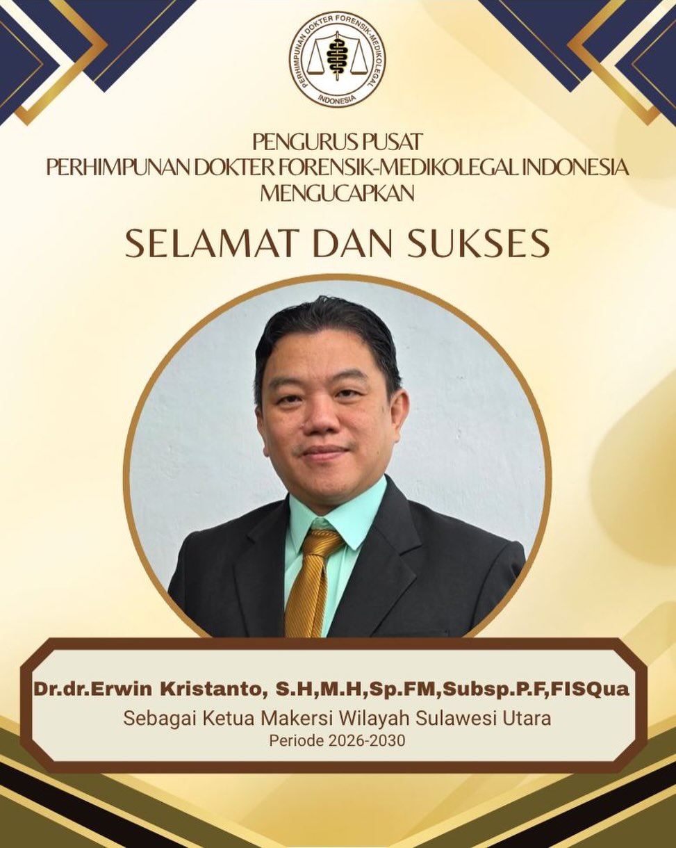 Pengurus Pusat Perhimpunan Dokter Forensik Medikolegal Indonesia mengu...
